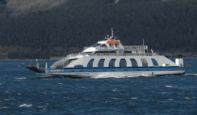 Güney Marmara'da yarınki feribot seferleri iptal edildi