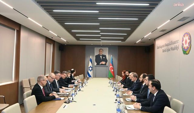 İsrail ve Azerbaycan'dan “stratejik ortaklık” mesajı: İsrail Dışişleri Bakanı Sa'ar Bakü'de temaslarda bulundu