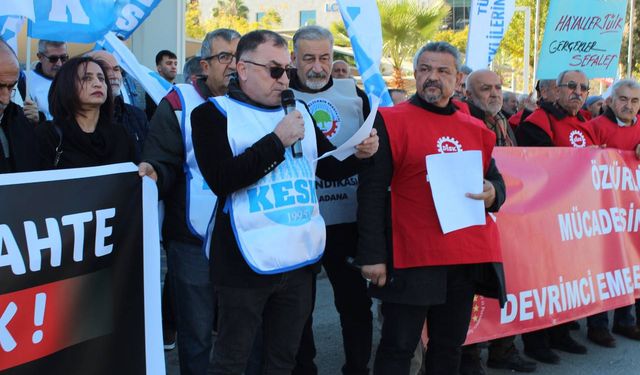 KESK Adana Şubeler Platformundan grev çağrısı: İnsanca yaşam, güvenceli gelecek için iş bırakıyoruz!