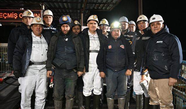 Manisa Valisi Özkan, 2026’ya Soma’daki madencilerle girdi
