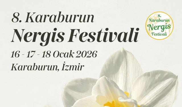 Nergisin başkenti Karaburun, 8. Nergis Festivali’ne hazırlanıyor!