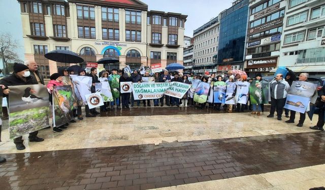 Ordu'da yeşil alan talepli imzalar belediyeye teslim edildi