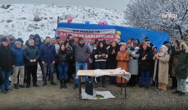 Şık Makas işçileri eylemlerinin 100. gününde basın açıklaması yaptı