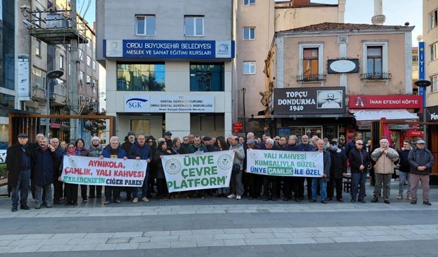 Ünye Çevre Platformu: Yalı kumsalı kıyıdır, kıyılar betonlaştırılamaz