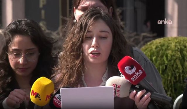 Kadın avukatlardan Ankara Adliyesi önünde "İstanbul Sözleşmesi'ne taraf olma" çağrısı