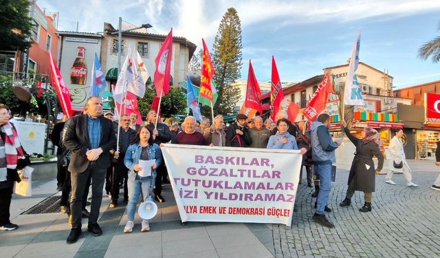Antalya’da gözaltılara tepki: Hukuksuz baskınlara son verilsin
