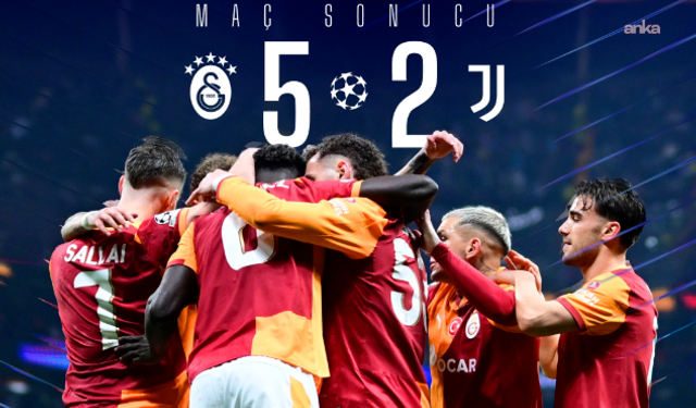 Galatasaray, Juventus'u 5-2 mağlup etti