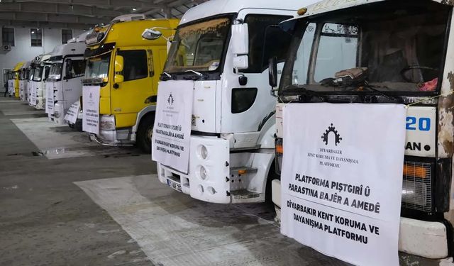 Mürşitpınar Sınır Kapısı açılmadı: Kobani için toplanan yardım tırları Diyarbakır'a döndü