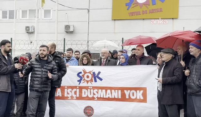 Trabzon'da iş bırakan ŞOK market depo işçileri tazminatsız işten çıkarıldı