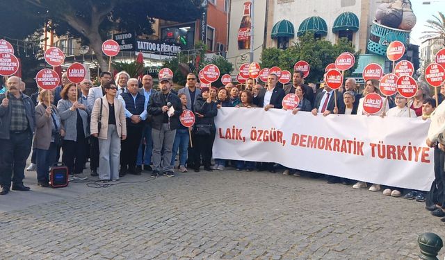 Antalya’da “Laiklik” için ortak açıklama: Baskılar laiklik mücadelesini susturamaz!