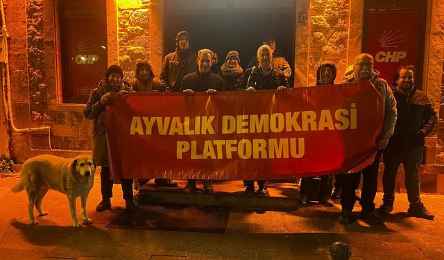 Ayvalık Demokrasi Platformu'ndan İBB operasyonlarının birinci yılında açıklama