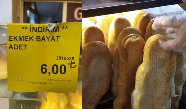 Ankara'da bayat ekmek 6 liradan satılıyor