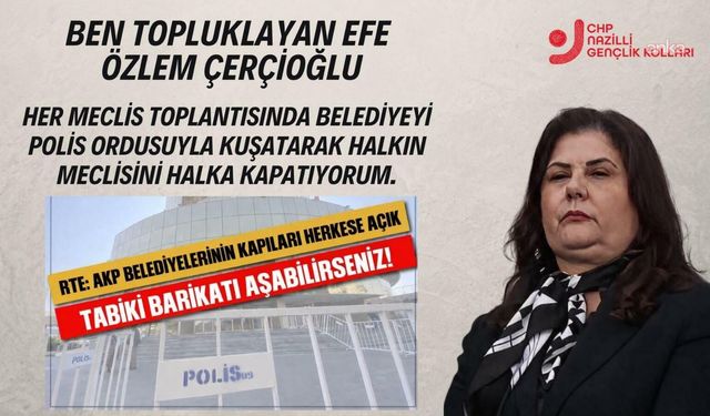 Nazilli'de afiş soruşturması: CHP gençlik kolları yöneticileri gözaltına alındı