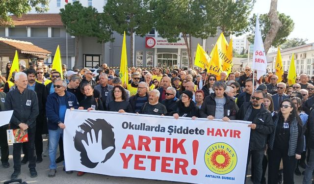 Eğitim-Sen'den okulda şiddete karşı iş bırakma: Can güvenliğimiz sağlansın