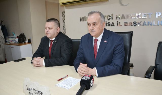 MHP Grup Başkan Vekili Akçay, bayramlaşma için geldiği Manisa’dan iç ve dış gündem vurgusu