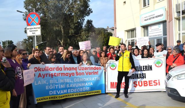 Manisa Emek, Demokrasi ve Barış Platformu: Laik, bilimsel ve demokratik eğitim mücadelemiz devam ediyor!