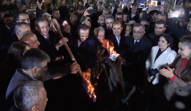 Diyarbakır'da Newroz resepsiyonu düzenlendi: Bakırhan ve Tanrıkulu'ndan barış mesajları