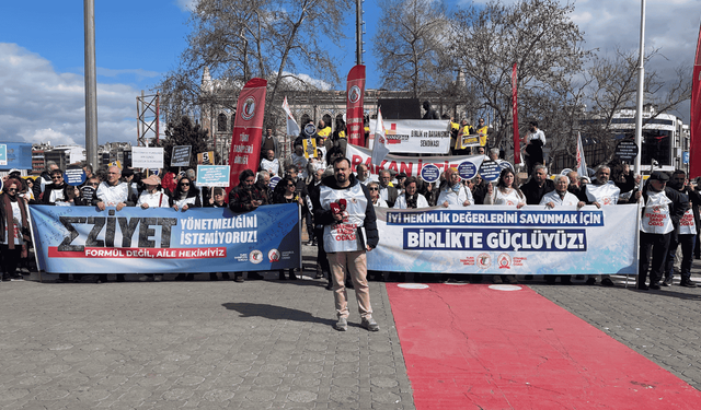 Sağlık emekçilerinden 'Büyük Hekim Yürüyüşü': Sağlıkta Dönüşüm Programı'ndan vazgeçilmelidir
