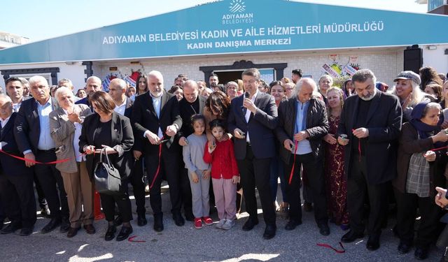 Adıyaman Belediyesinden 8 Mart’ta anlamlı açılış: Kente Kadın Danışma Merkezi kazandırıldı