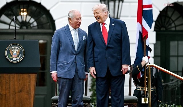 İngiltere Kralı Charles'tan ABD Başkanı Trump'a: Biz olmasaydık Fransızca konuşuyor olurdunuz