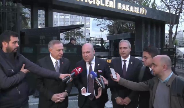 CHP heyeti, İçişleri Bakanı'ndan Karalar ve Özer'in göreve iadesini talep etti