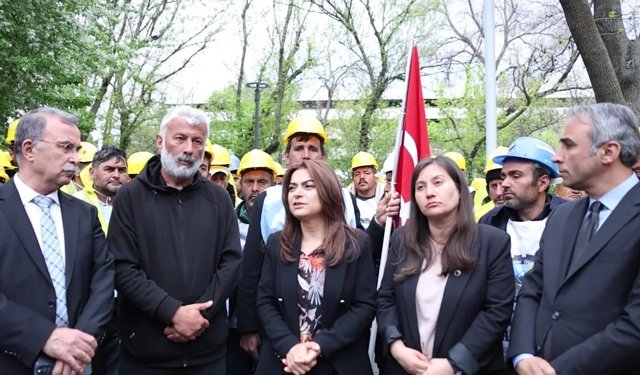 DEM Parti'den madencilere destek ziyareti