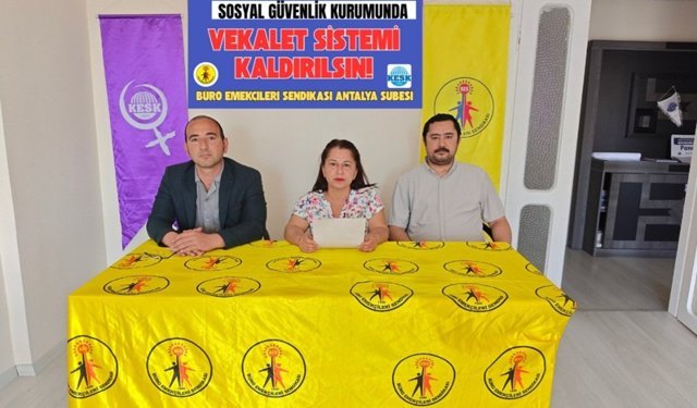 BES Antalya Şube Başkanı Devrim Mol: SGK’da liyakat değil, vekalet sistemi işliyor