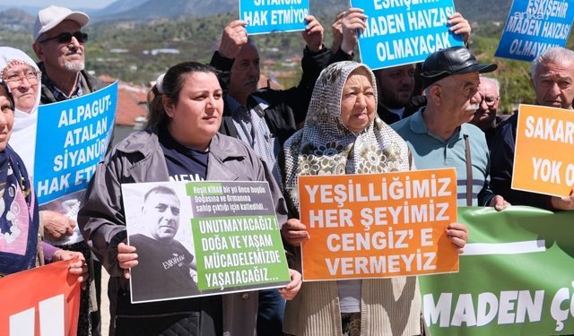 Eskişehir’de altın madeni için bilirkişi keşfi yapıldı: Bir canımız var, onu da zehirleyerek alacaklar