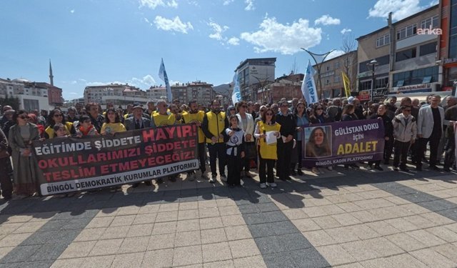 Bingöl'de Gülistan Doku eylemi: Gerçek suçlular açığa çıkana kadar bir adım geri atmayacağız