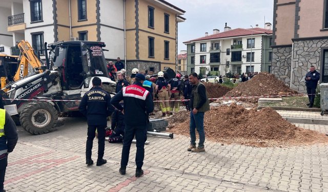 Manisa’da meydana gelen göçükte 1 TOKİ işçisi yaşamını yitirdi