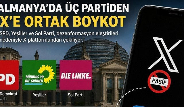 Almanya'da SPD, Yeşiller ve Sol Parti'den X'e boykot