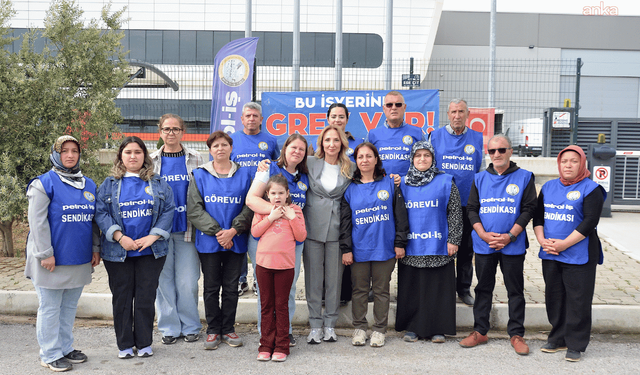 Aylin Nazlıaka, Anneler Günü dolayısıyla grevdeki Temel Conta işçileriyle buluştu