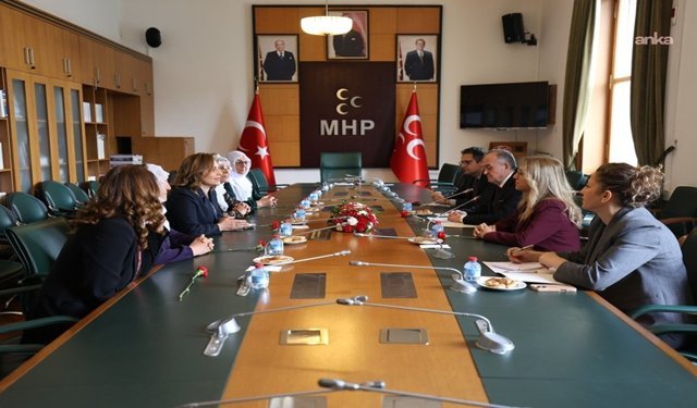 Barış Anneleri Heyeti, MHP Grup Başkanvekilleri Kılıç ile Akçay’ı ziyaret etti