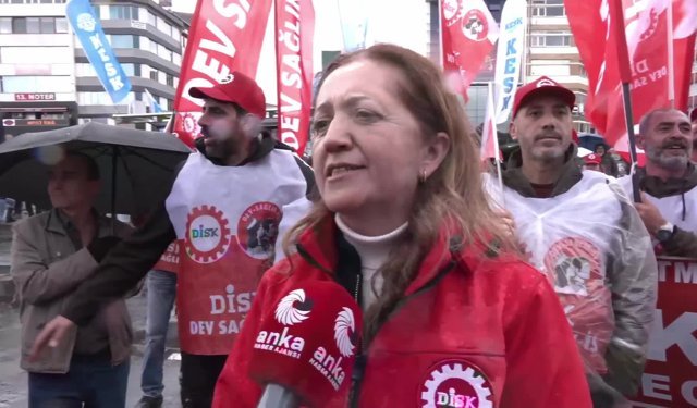 DİSK Genel Başkanı Çerkezoğlu: 1 Mayıs'ta Taksim'de olmak isteyenlere uygulanan gözaltılar asla kabul edilemez