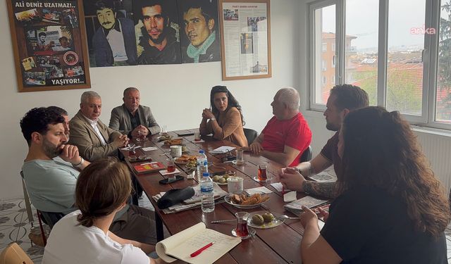 EMEP, Mehmet Türkmen duruşması öncesi uluslararası sendika temsilcileri ile buluştu