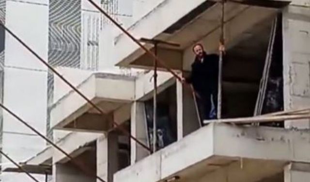 Ünye'de inşaat işçilerinden eylem:  Çocuklarımın yüzüne bakamıyorum