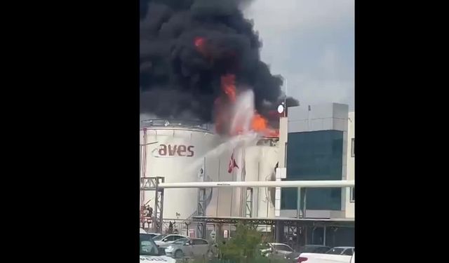 Mersin'de biyodizel tesisinde yangın