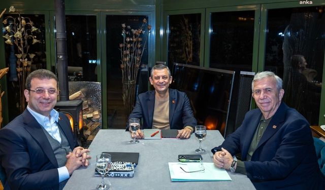 Özel, İmamoğlu ve Yavaş'tan ortak açıklama: Birlikte güçlüyüz