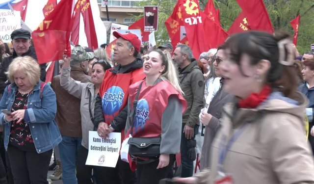 TKP Ankara'da 1 Mayıs manifestosunu okudu