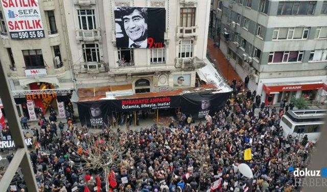 Hrant Dink anıldı: Hrant'ımıza, Tahir'imize söz, barış mücadelelerini sürdüreceğiz