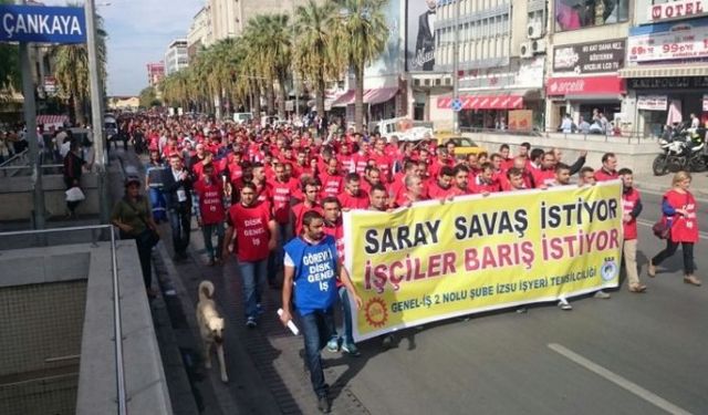 Sendikacılardan barış isteyen akademisyenlere destek