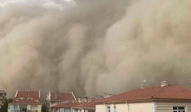 Ankara'nın ardından Kırıkkale için de kum fırtınası uyarısı yapıldı