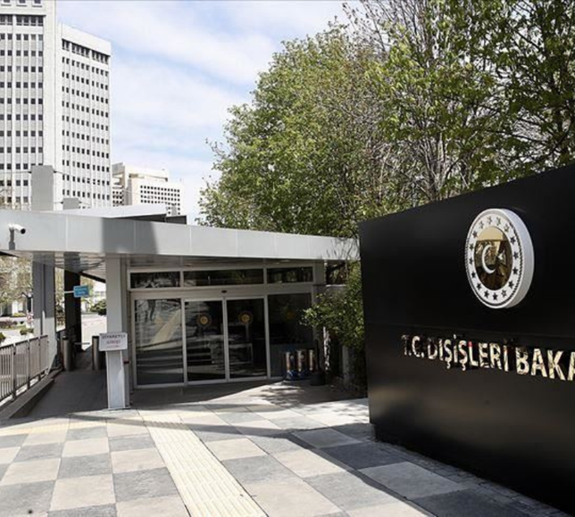 Dışişleri Bakanlığı: Gelişmeler, bölgemizin geleceğini ve küresel istikrarı riske atacak nitelikte