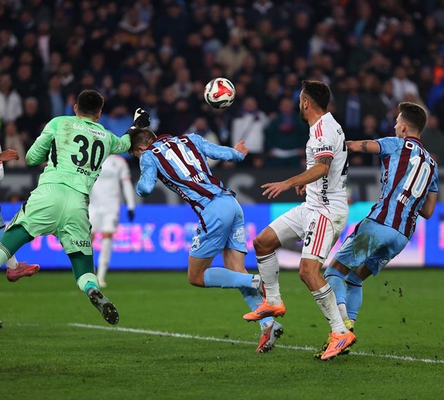 Trabzonspor ile Beşiktaş 3-3 berabere kaldı