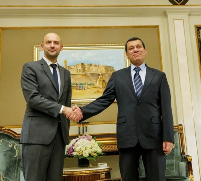 Mazlum Abdi ile Fransa Dışişleri Bakanı Barrot Erbil'de bir araya geldi