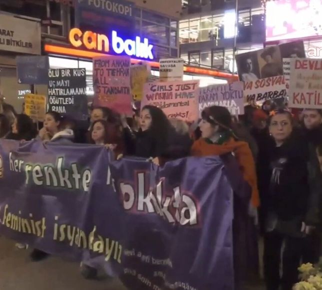 Ankara'da 20. Feminist Gece Yürüyüşü gerçekleştirildi