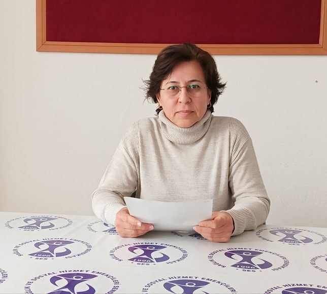 SES Antalya Şube Eş Başkanı Şükran İçöz: Sosyal hizmet siyasi rant değil, hak temelli olmalıdır