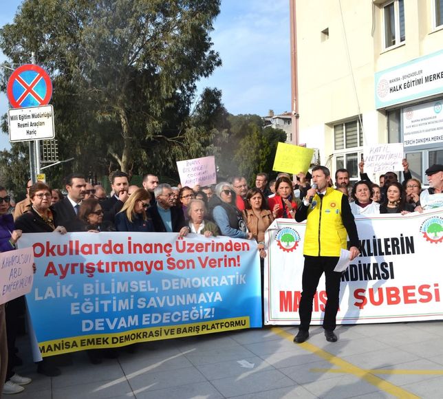 Manisa Emek, Demokrasi ve Barış Platformu: Laik, bilimsel ve demokratik eğitim mücadelemiz devam ediyor!
