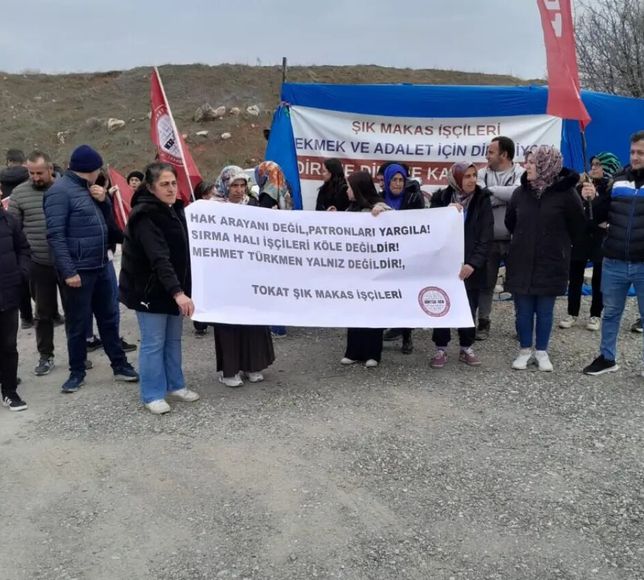 BİRTEK-SEN ile birlikte direnişi 162 gündür sürdüren Şık Makas işçileri: Mehmet Türkmen derhal serbest bırakılsın