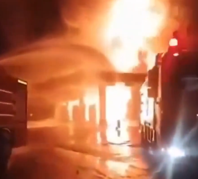 Süleymaniye'de eski BM binasına İHA saldırısı